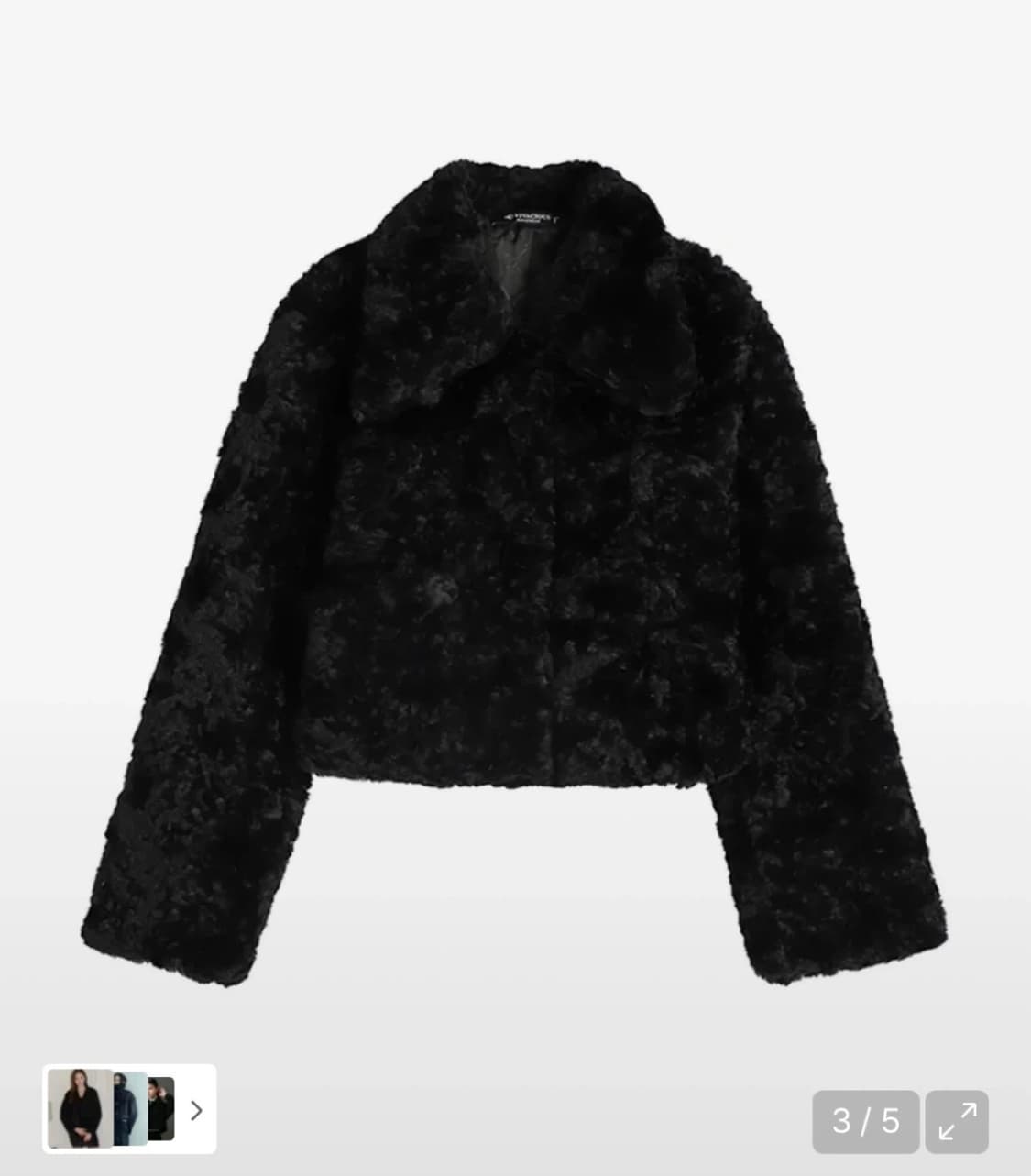 어반드레스 Emilie Fur Jacket [블랙 M] 상품이미지2