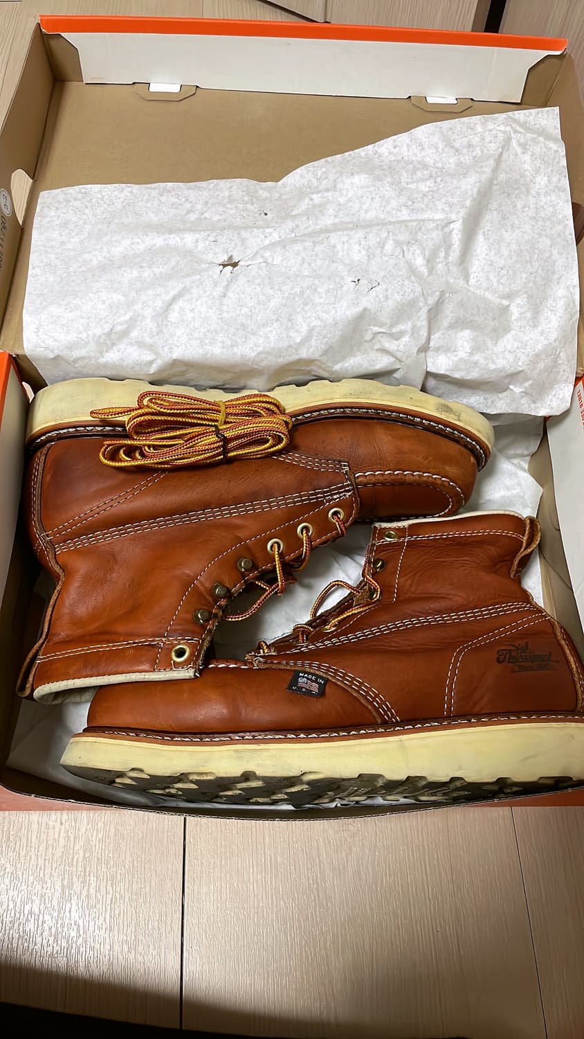 Thorogood 쏘로굿 목토 워커 부츠 브라운 7 D 250 255 상품이미지2