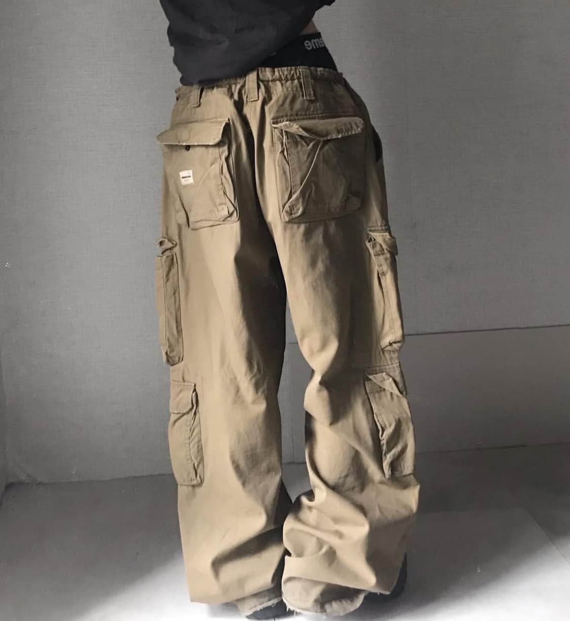 아베크롬비 멀티 포켓 베이지 카고 팬츠 상품이미지3