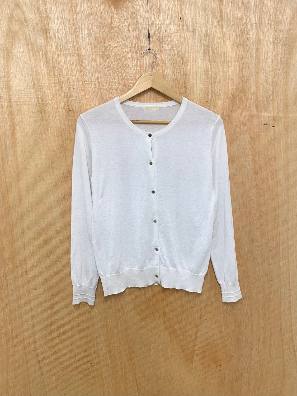 BEAMS cardigan 빔즈 화이트 가디건 상품이미지3