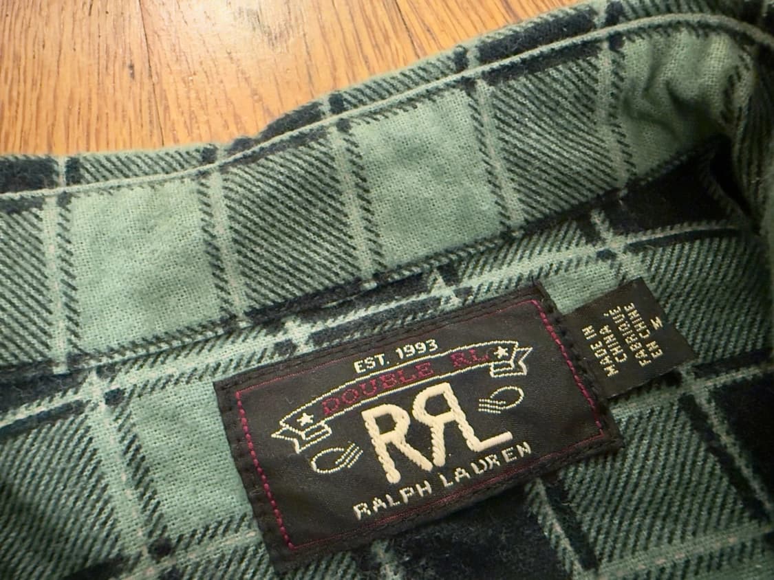 RRL 더블알엘 버팔로 체크 트윌 워크셔츠 상품이미지3