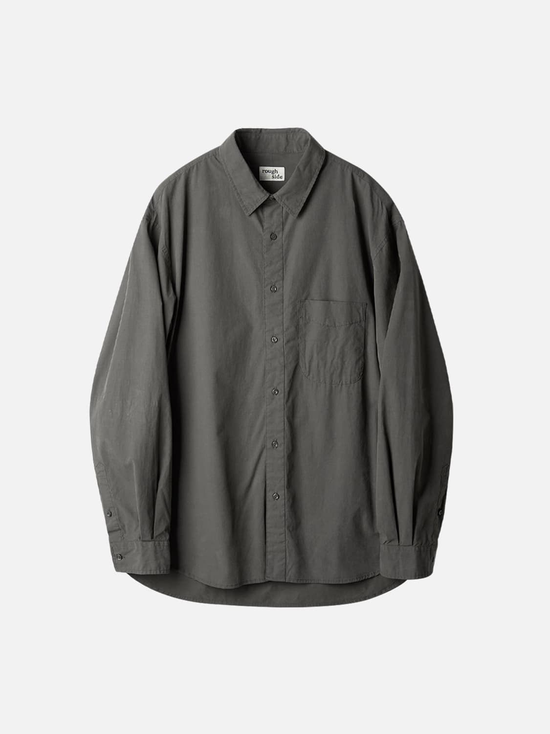 러프사이드 Shirring Shirt Charcoal 상품이미지1