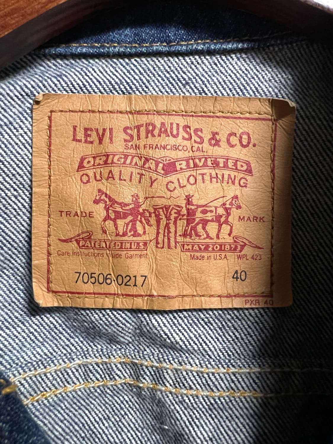 리바이스 70506-0217 3rd 데님자켓 상품이미지5