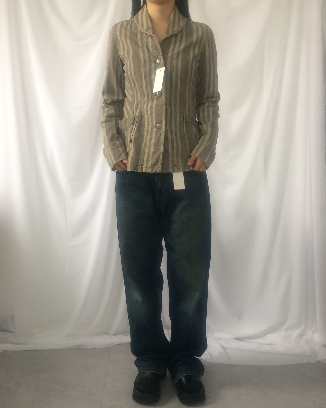 Stripe pattern jacekt 상품이미지6