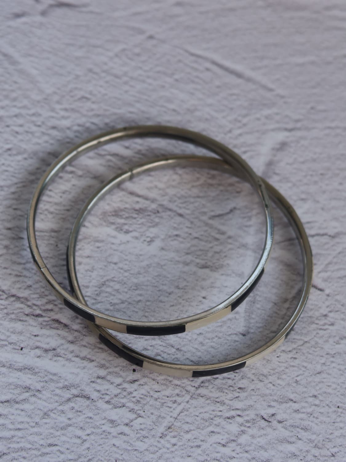 striped metal bangle 상품이미지3