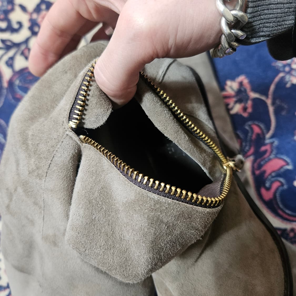 메긴(McGINN) 에코퍼 스웨이드 롤업 부츠 38size 상품이미지7