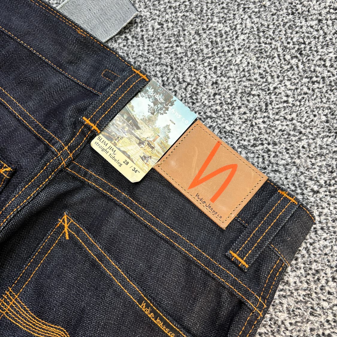 누디진 드블코 슬림짐 데님 팬츠 (28/34) 상품이미지3