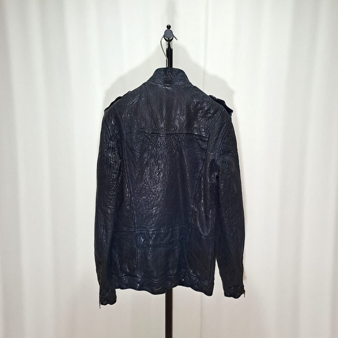 (택포) 드로메 엠보 리얼레더 자켓 M B632 상품이미지5