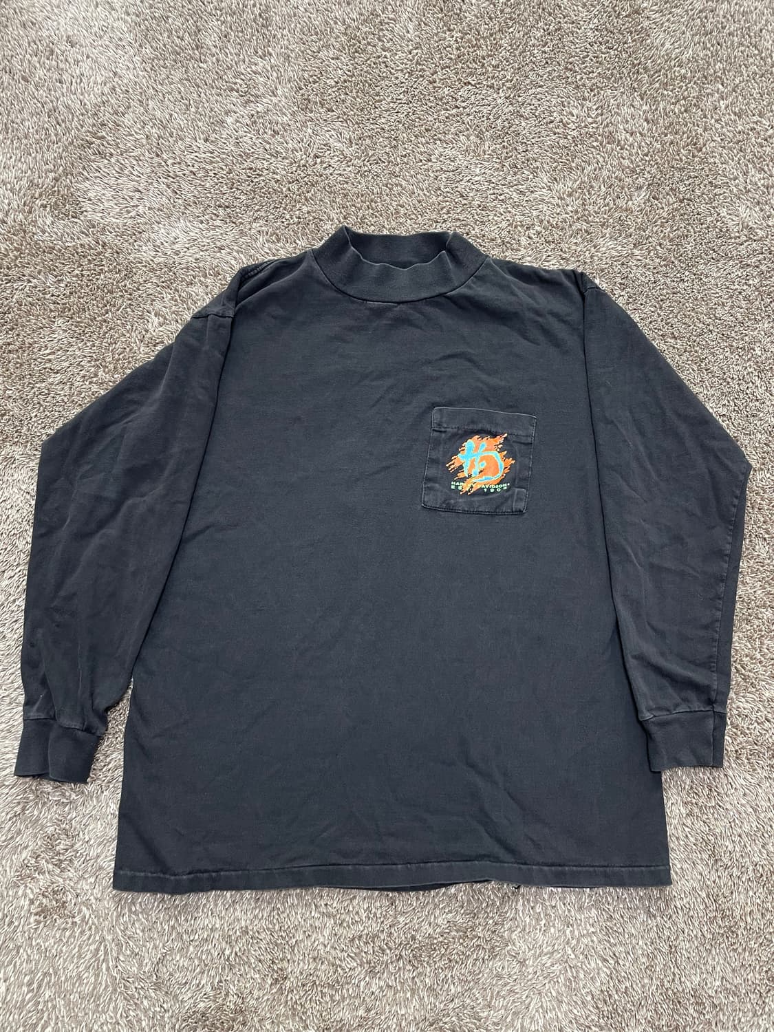 90s harley long sleeve 할리데이비슨 울프 롱슬리브 상품이미지2