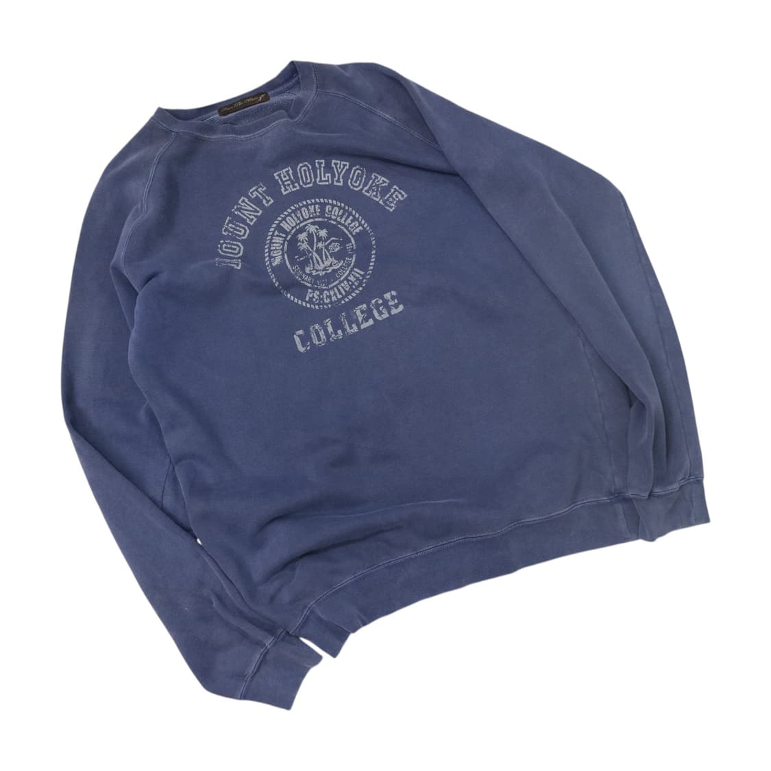 Face The Music 페이스더뮤직 빈티지 페이디드 네이비 칼리지 스 상품이미지1