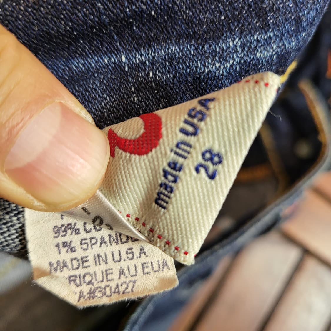 트루릴리젼 청바지 (30) 부츠컷 made in  USA 상품이미지9