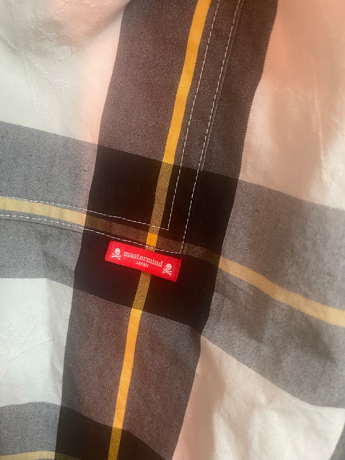 마스터마인드 Block Plaid Hooded Shirt Jacket 상품이미지4