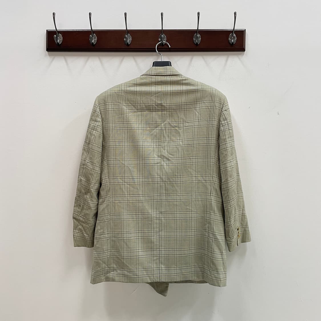 발렌티노 체크 더블 블레이저 자켓 상품이미지2