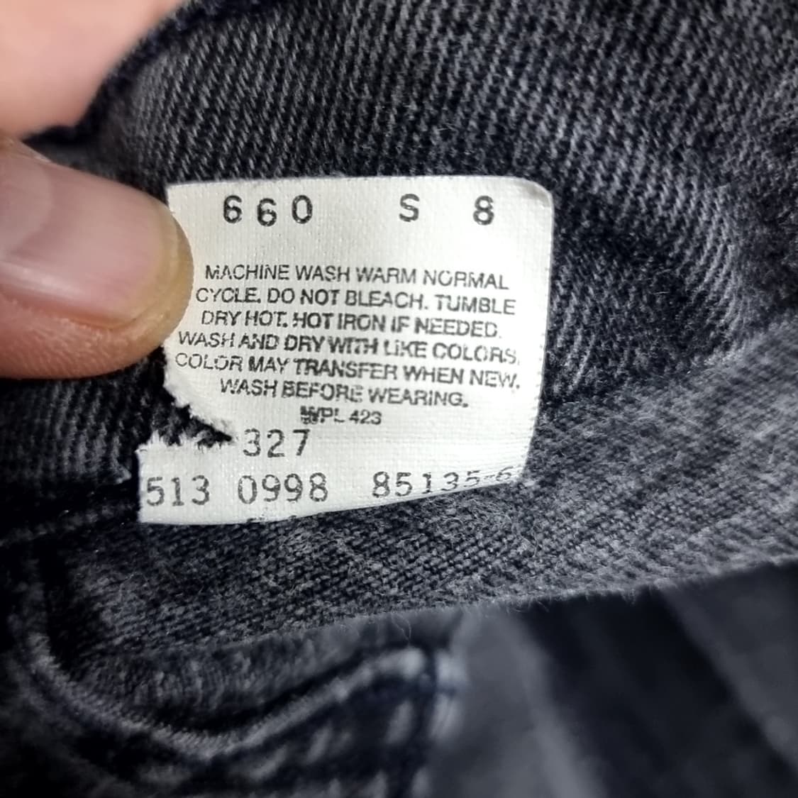 리바이스 usa제조 545  빈티지 데님(36) 상품이미지5