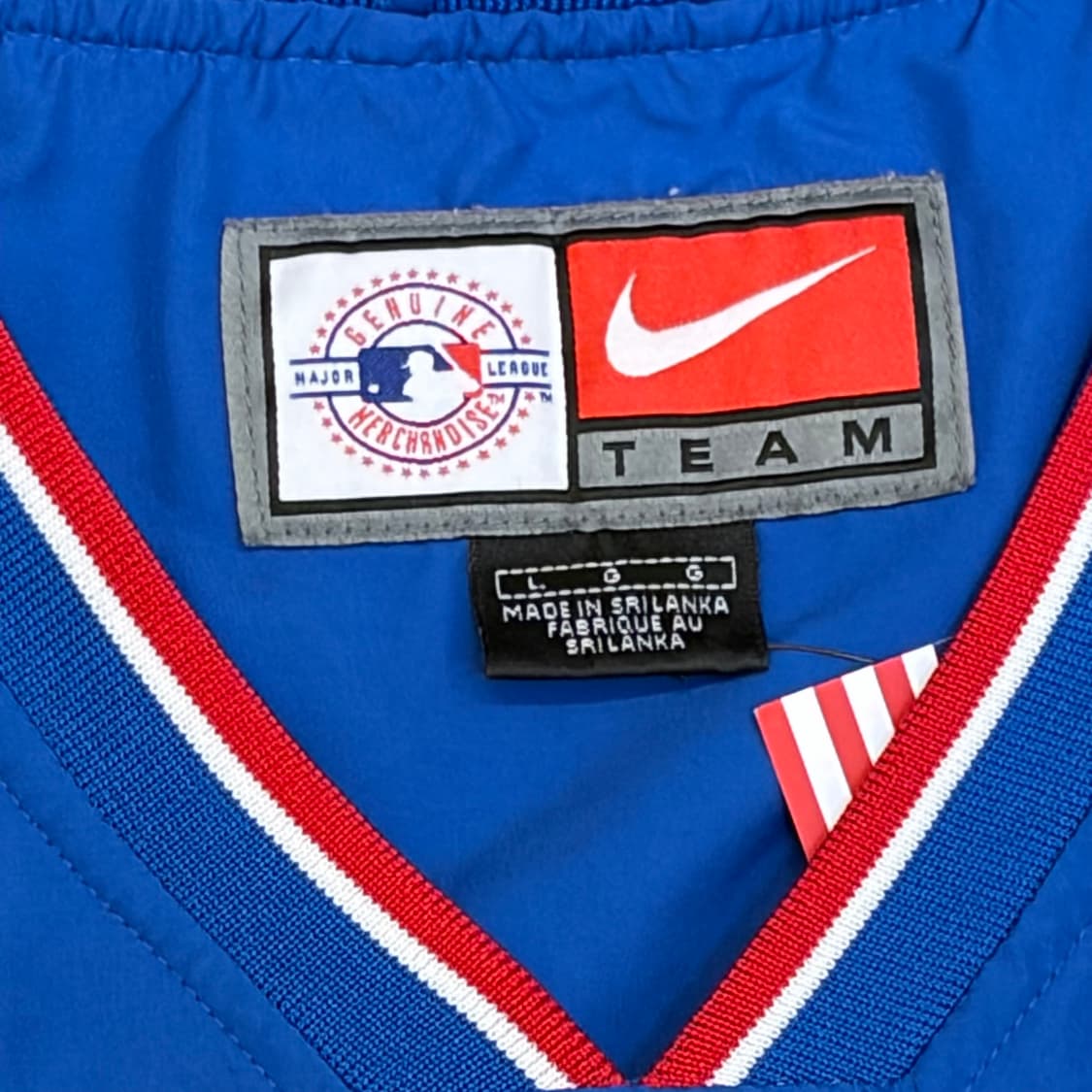 레어 90s 미국 빈티지 나이키 시카고컵스 풀오버 바람막이 상품이미지5