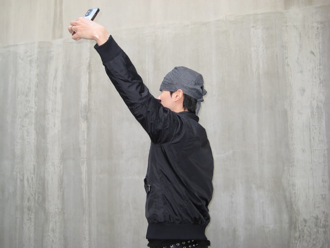 남여공용 링클 베이직 듀렉 헤어두건 비니  상품이미지4