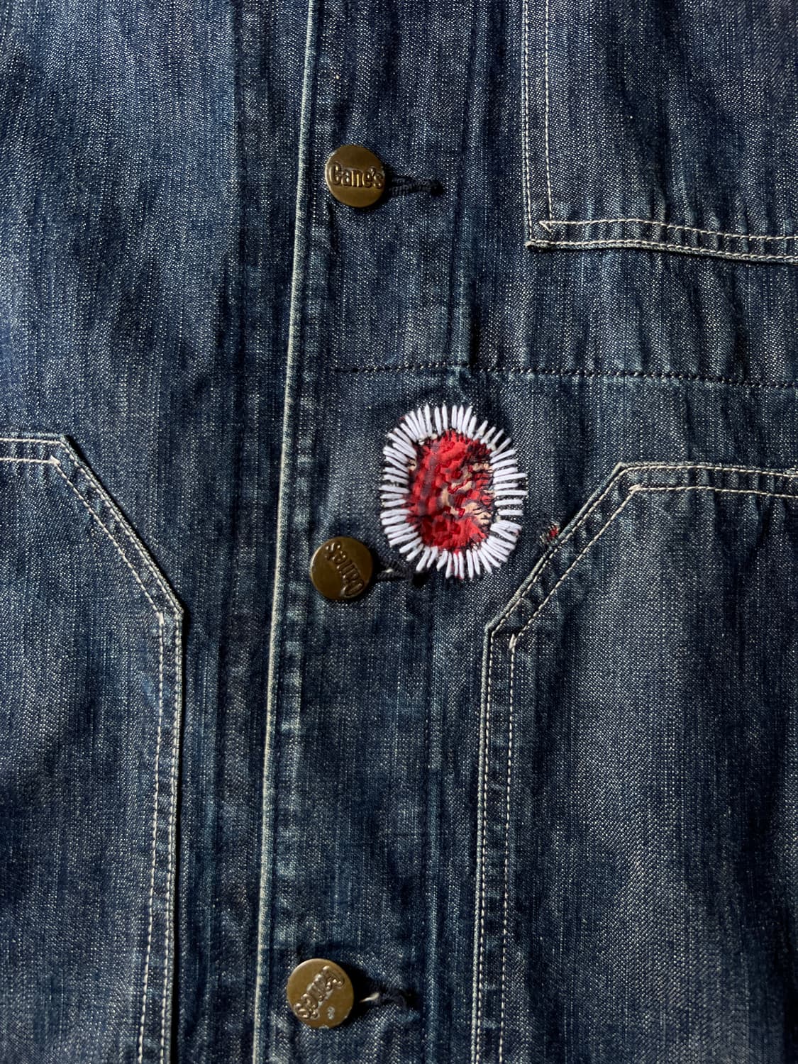 [L]Sugar Cane 슈가케인 사시코 커스텀 데님 초어 자켓 상품이미지4