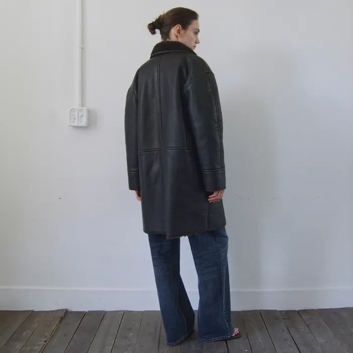 엔오르 무스탕 코트 상품이미지2