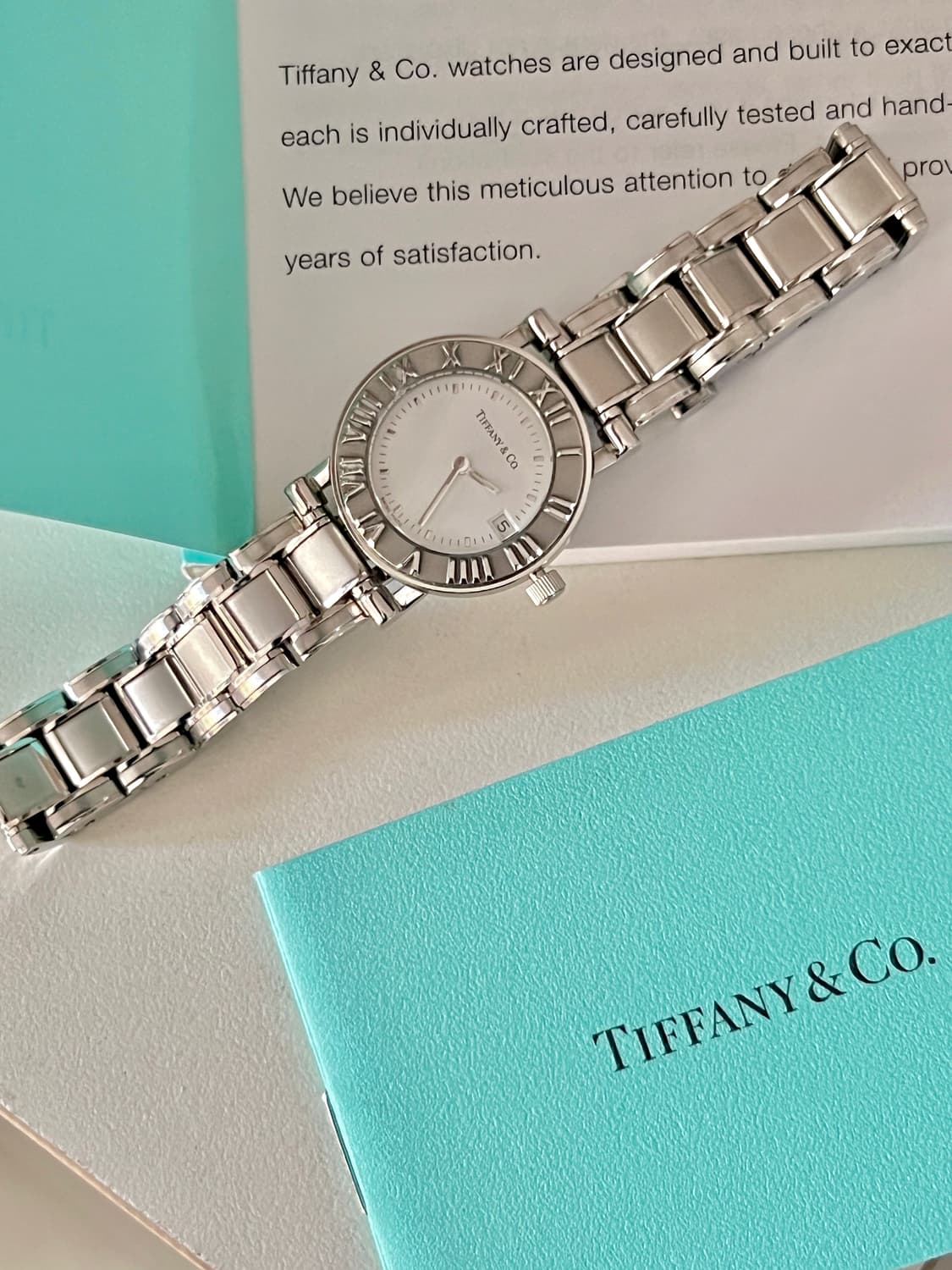 Tiffany & Co. 티파니 앤 코 아틀라스 스틸 브레이슬릿 시계  상품이미지1