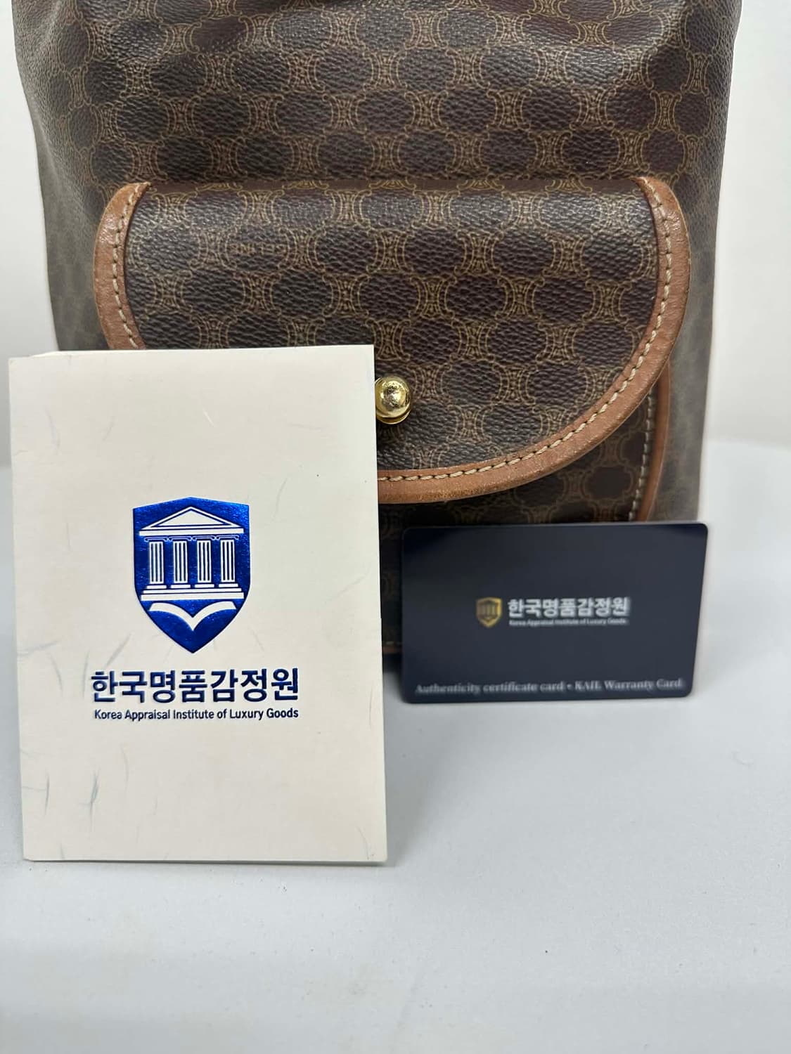 셀린느 빈티지 트리오페 마카담 버킷 백팩 [감정서ㅇ] 상품이미지2