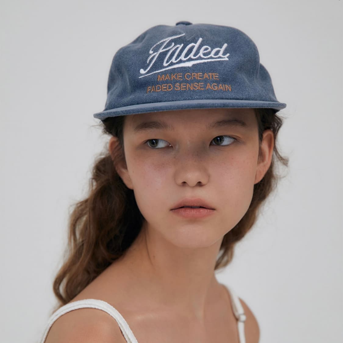 밀로우먼 페이디드 피그먼트 캠프 캡 [빈티지 블루] 상품이미지5