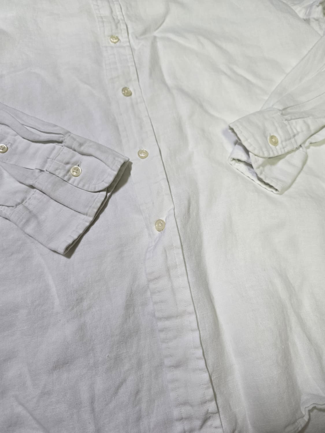 폴로랄프로렌 린넨 흰색 셔츠(XL) 상품이미지3
