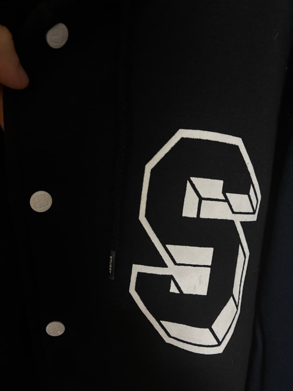 빈티지 스투시 바시티 후드 상품이미지5