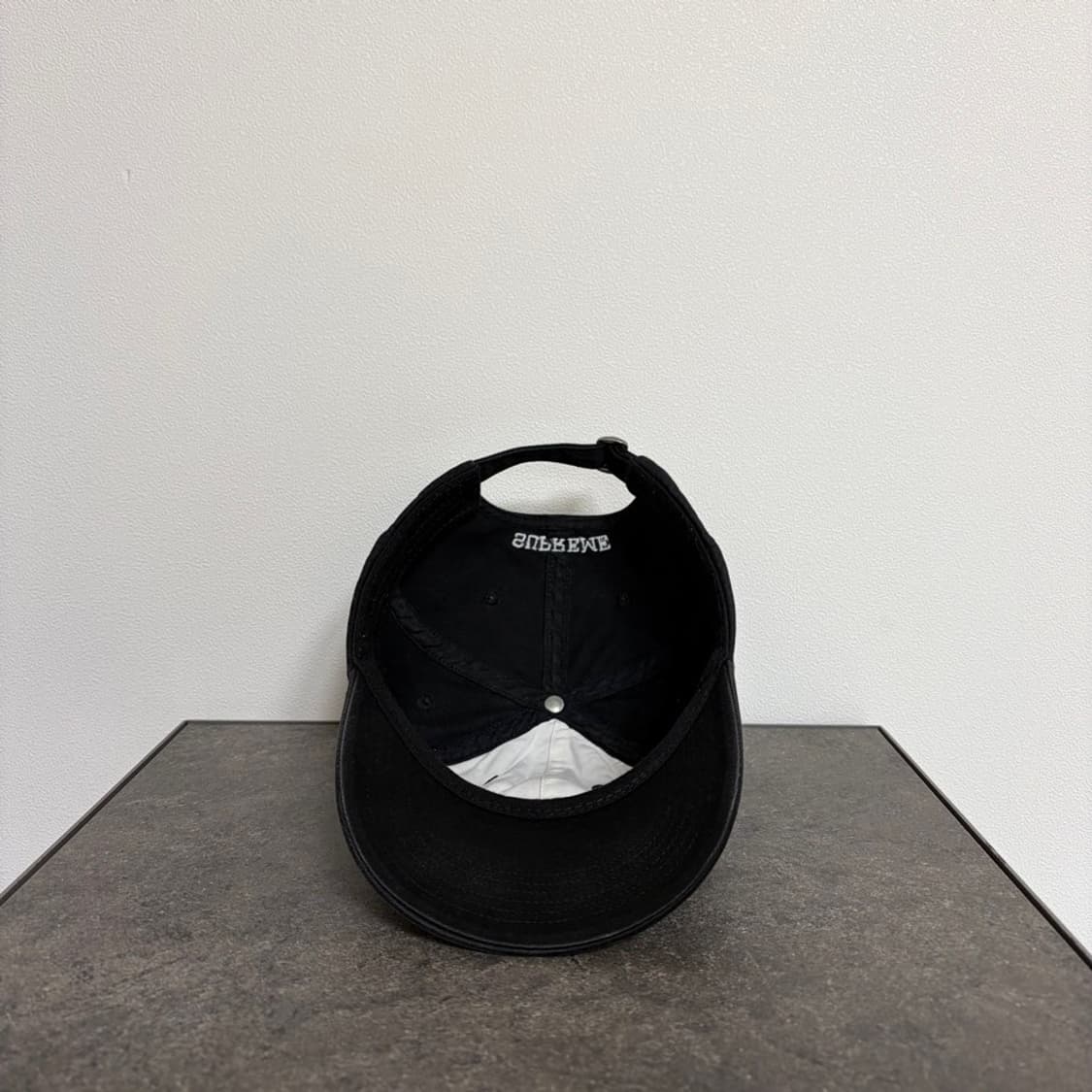 (OS) 슈프림 6패널 볼캡 모자 Est.1994 블랙 상품이미지5