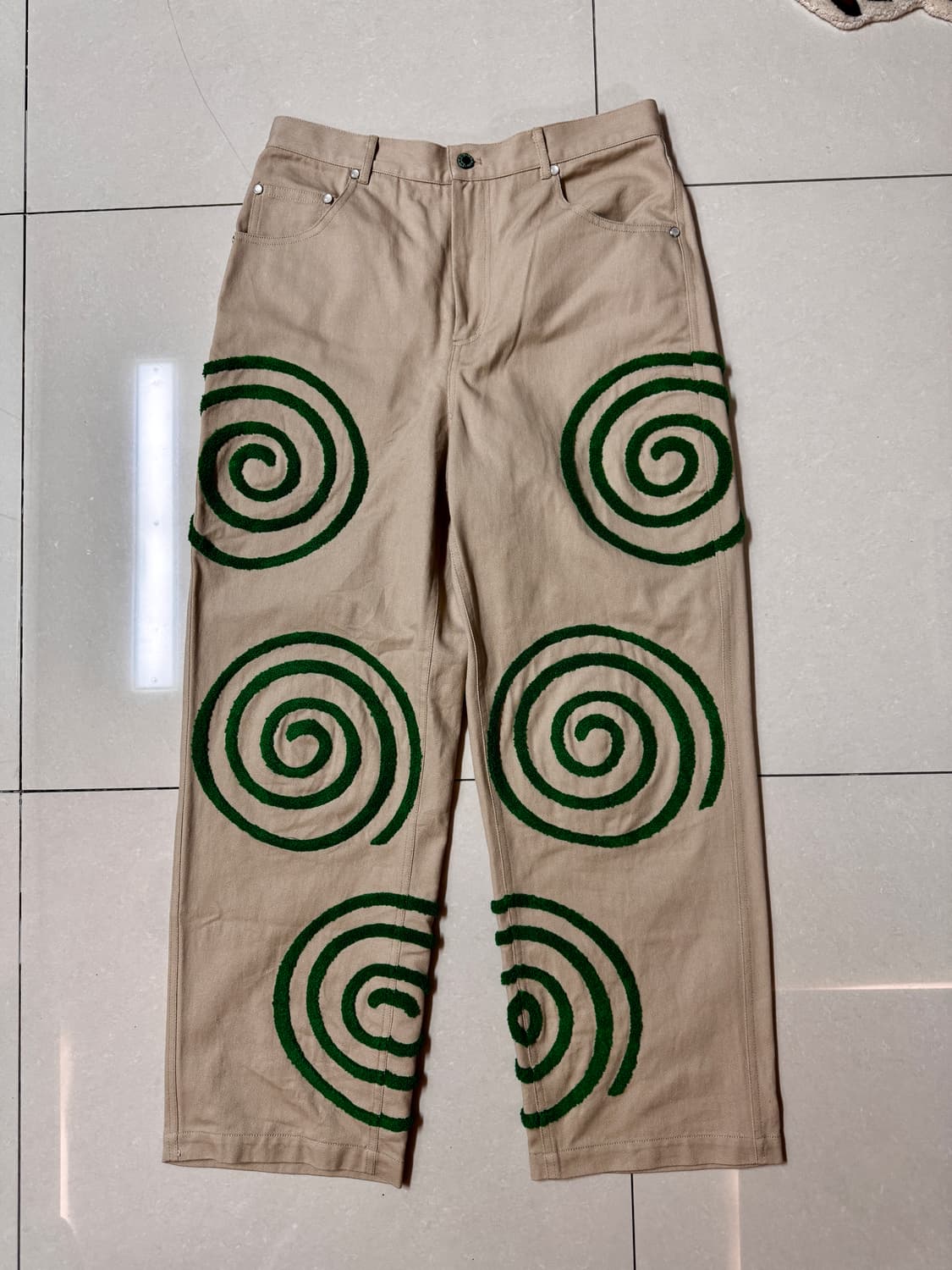 브레인데드 스월 트윌 팬츠 카키 32 상품이미지1