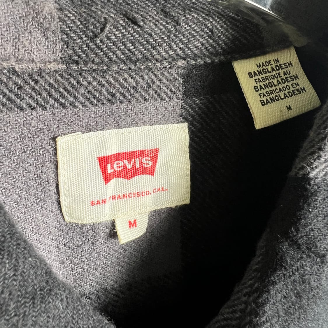 Levis 리바이스 체크 플란넬 셔츠 M 상품이미지4