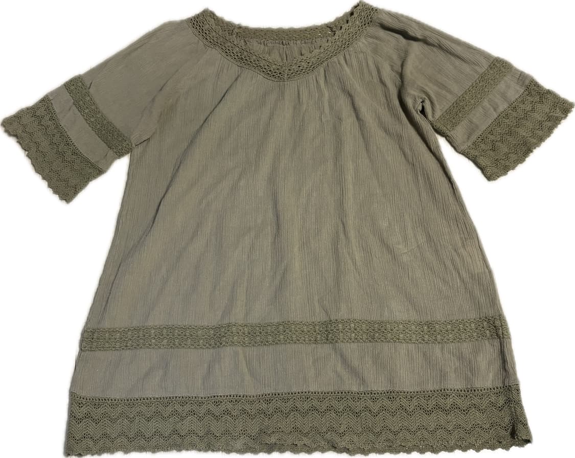 빈티지 모리걸 크로셰 블라우스 상품이미지1