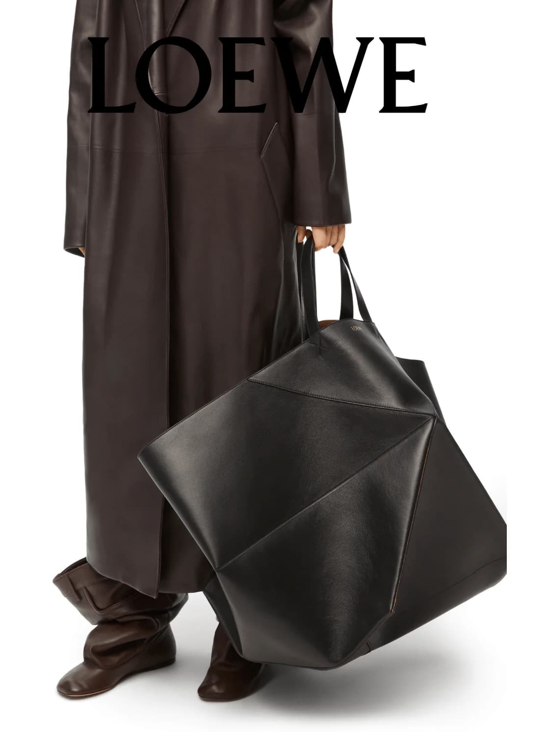 로에베 폴딩백 라지 블랙 풀구성 loewe 상품이미지3