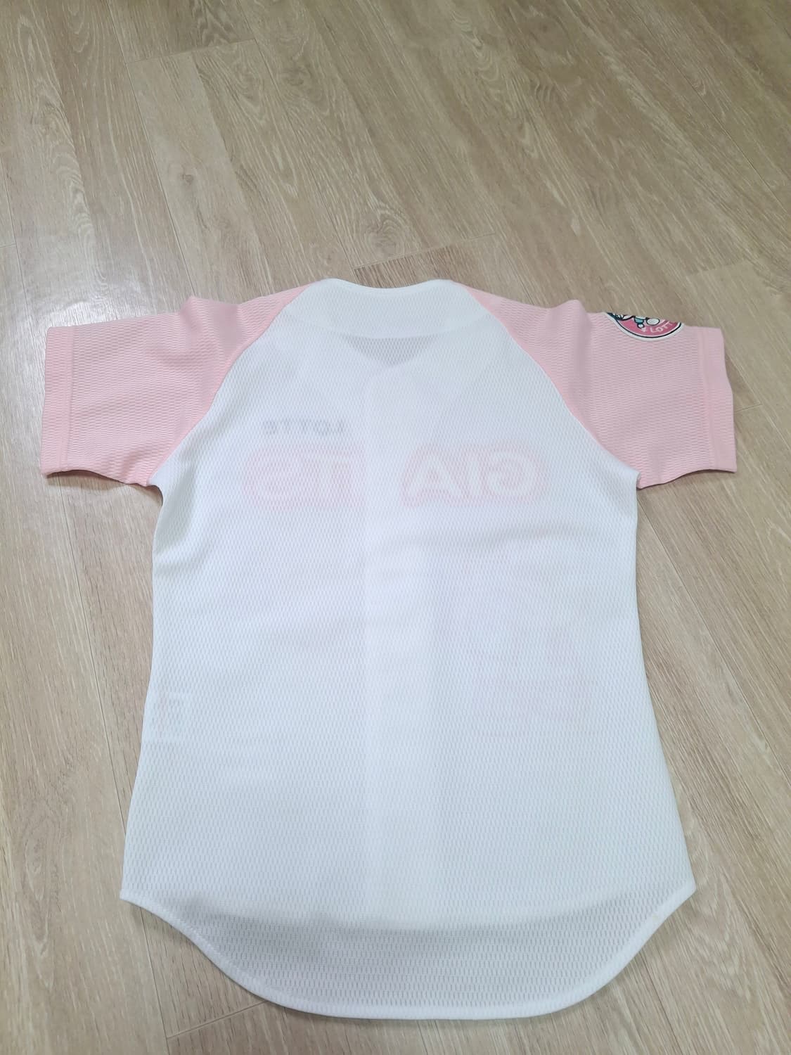 롯데자이언츠 도라에몽 핑크 프로페셔널 44사이즈 유니폼 상품이미지2