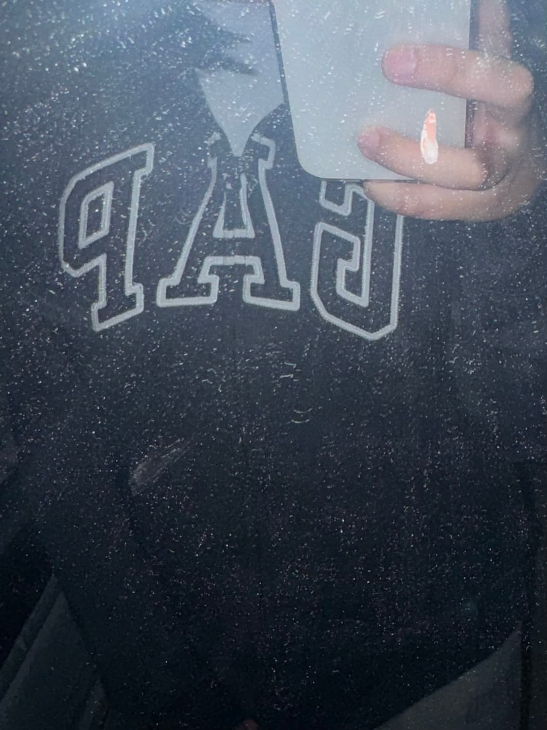 GAP 갭 차콜 빅 로고 후드집업  상품이미지1