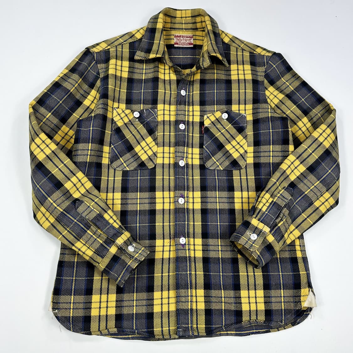 리바이스 재팬 오리지널 빈티지 파머스 플란넬 셔츠L 상품이미지1