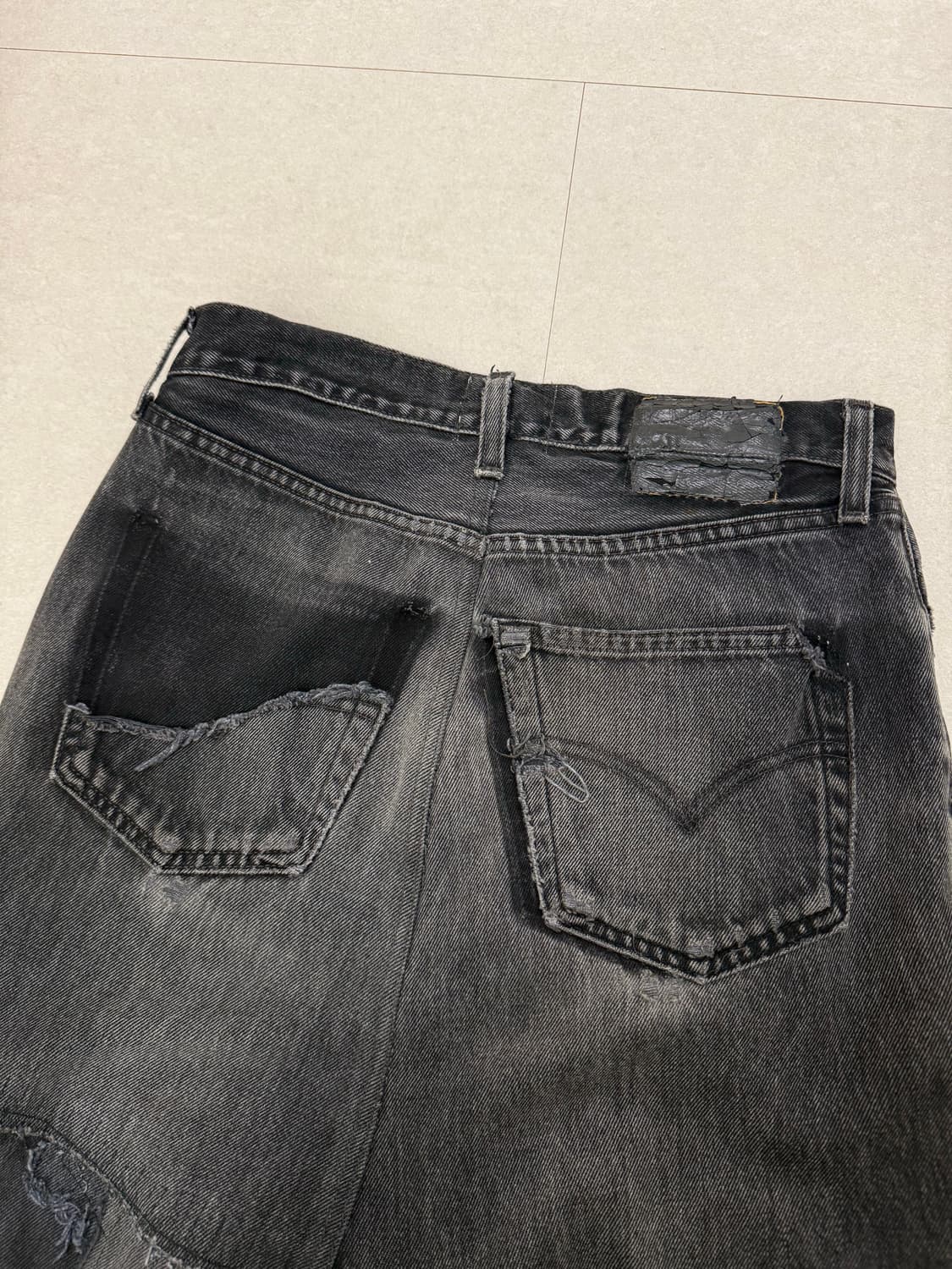 갤러리 디파트먼트 아카이브 패치워크 스커트 상품이미지6