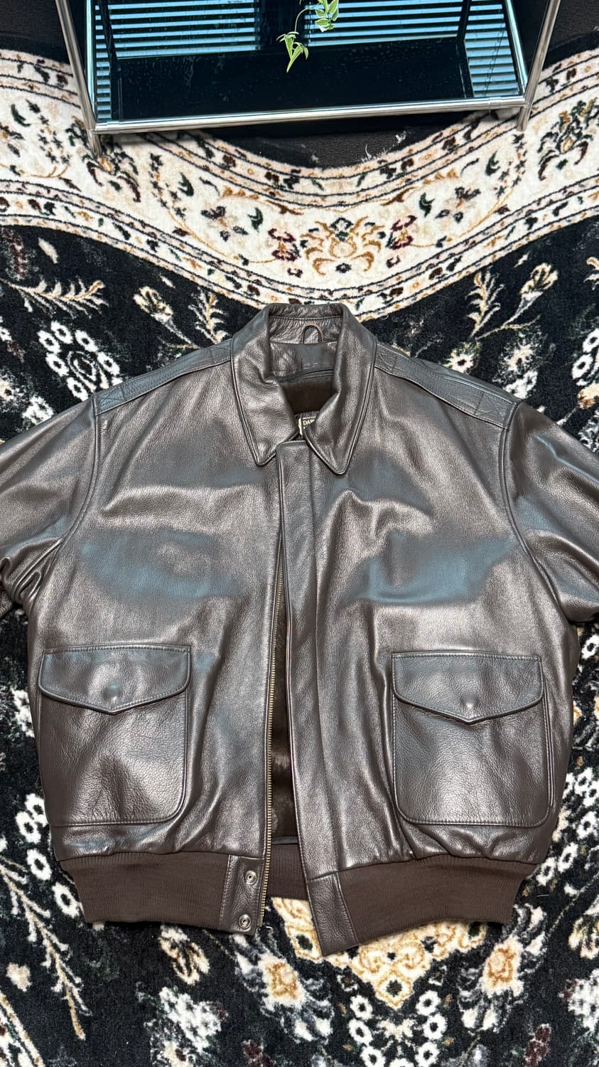 A2 가죽자켓 xxl 빅사이즈 송아지가죽 다크호스 상품이미지1