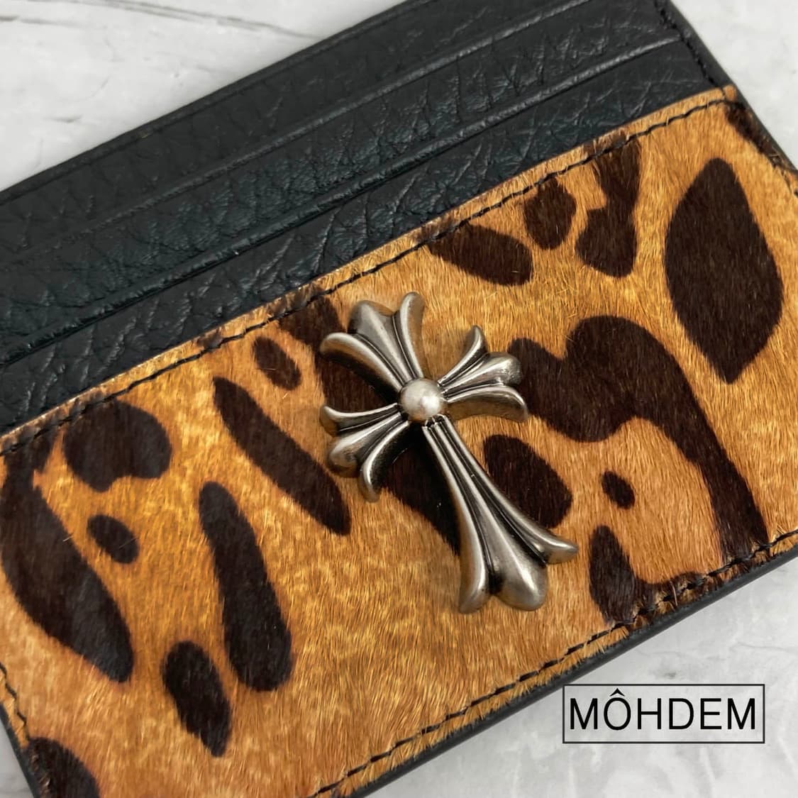 [Unisex]홀더 송치털 크롬 카드지갑 상품이미지5