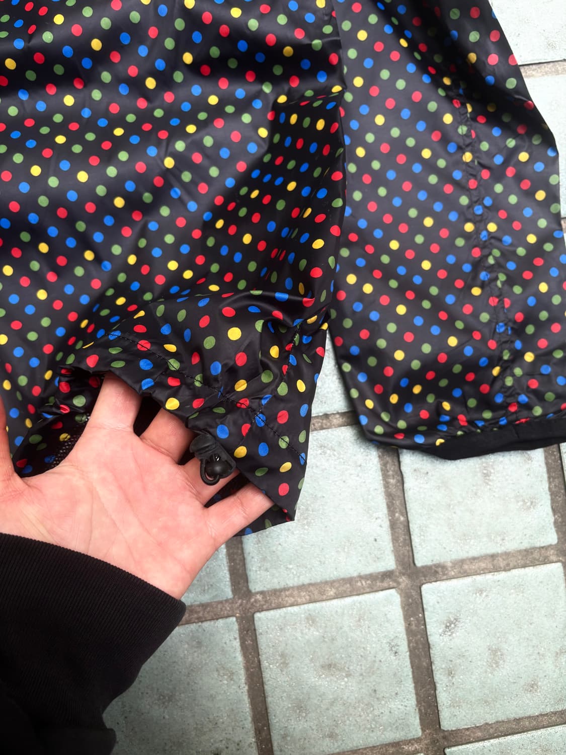 엑스라지 도트 땡땡이 바람막이 L 상품이미지8