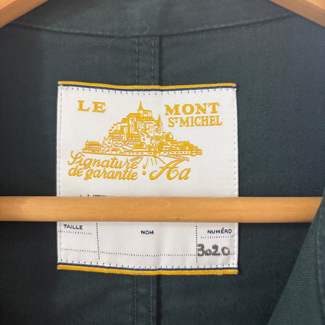 르몽생미셸 몰스킨 프렌치 워크자켓 판매 (포레스트 그린) 상품이미지3