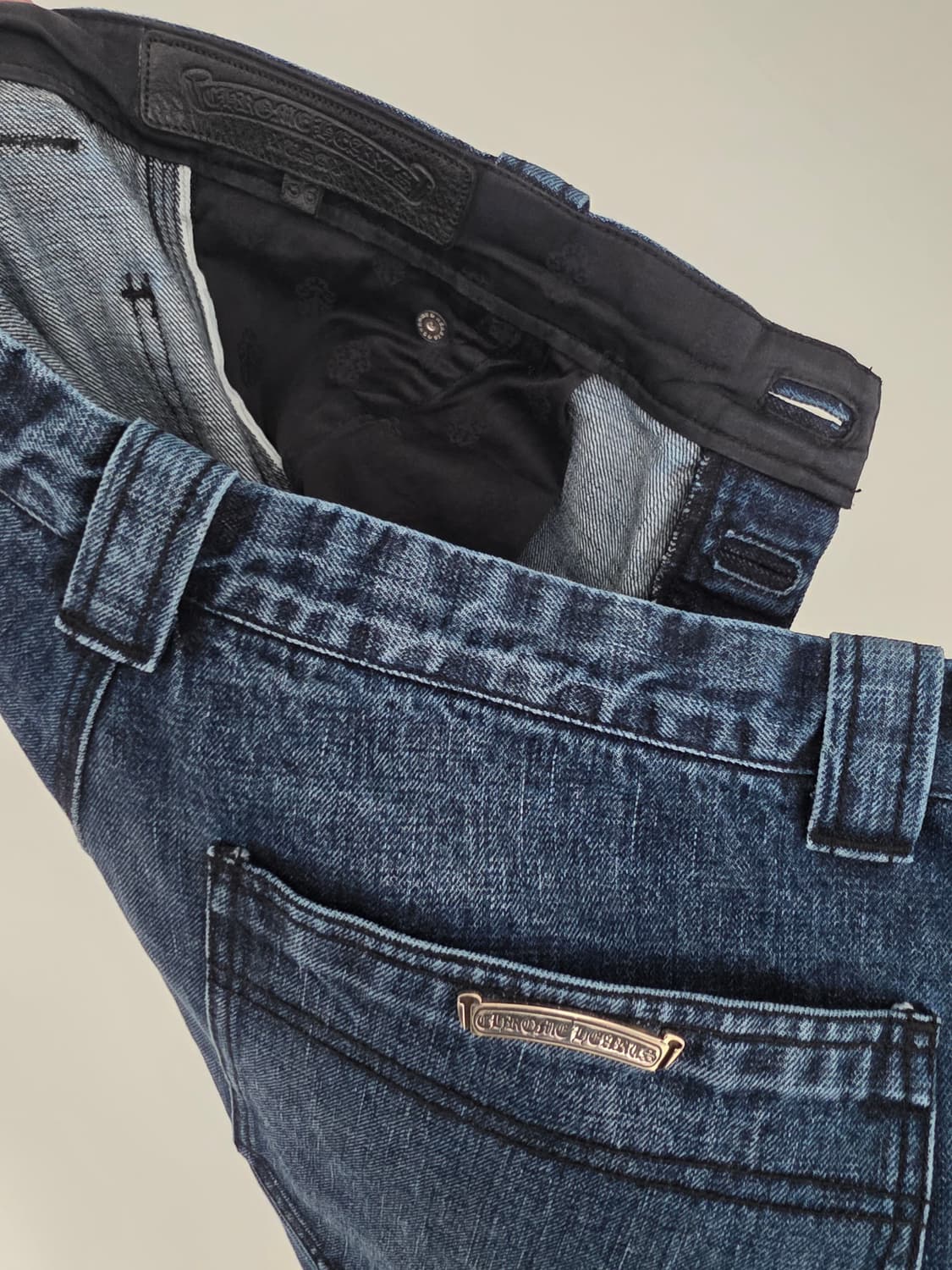 크롬하츠 데님 카펜터 36 새상품 상품이미지4