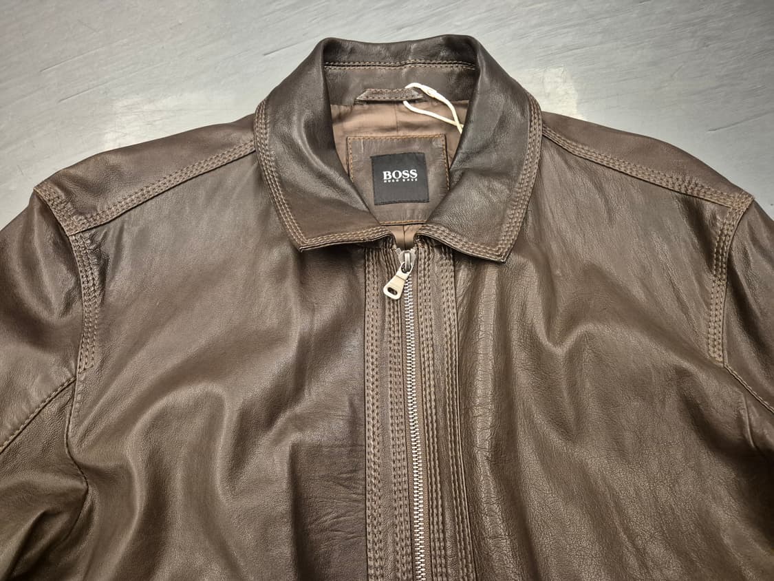 휴고보스 양가죽 싱글 자켓 상품이미지4