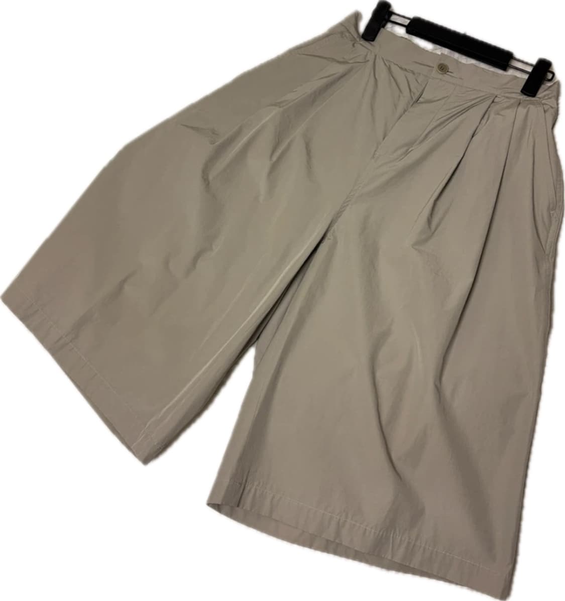 아모멘토 와이드 팬츠 바지 그레이 베이지 M(실측O) 상품이미지2