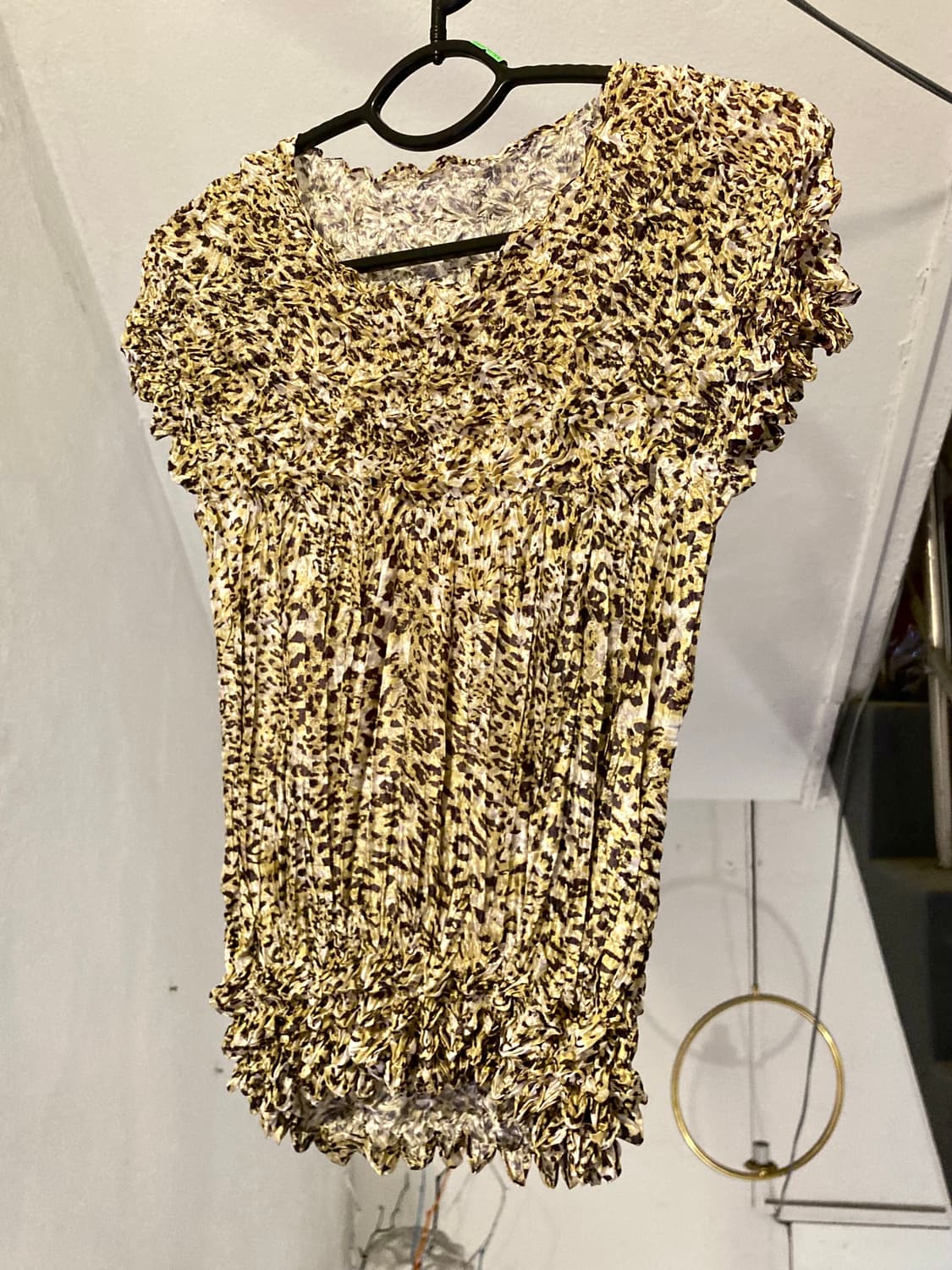 y2k 오글뽀글 레이어드 탑 상품이미지3