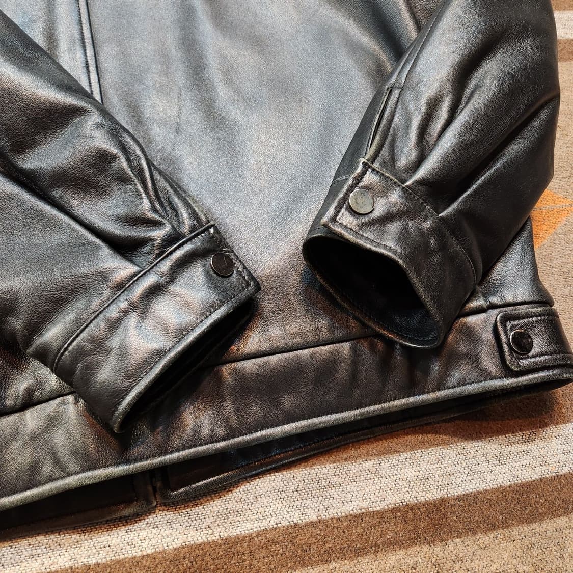 이태리 로베르토 램스킨 밍크 그리즐리 자켓 XL 상품이미지9