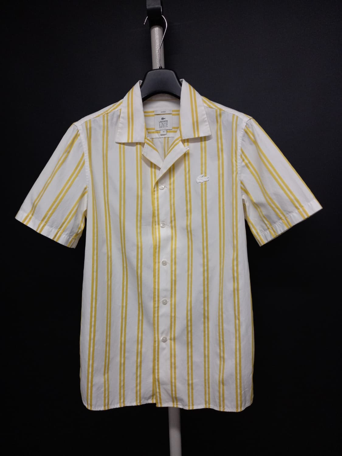 새 라코스테 춘하 박시루즈핏 남방 XS 44-66 상품이미지3