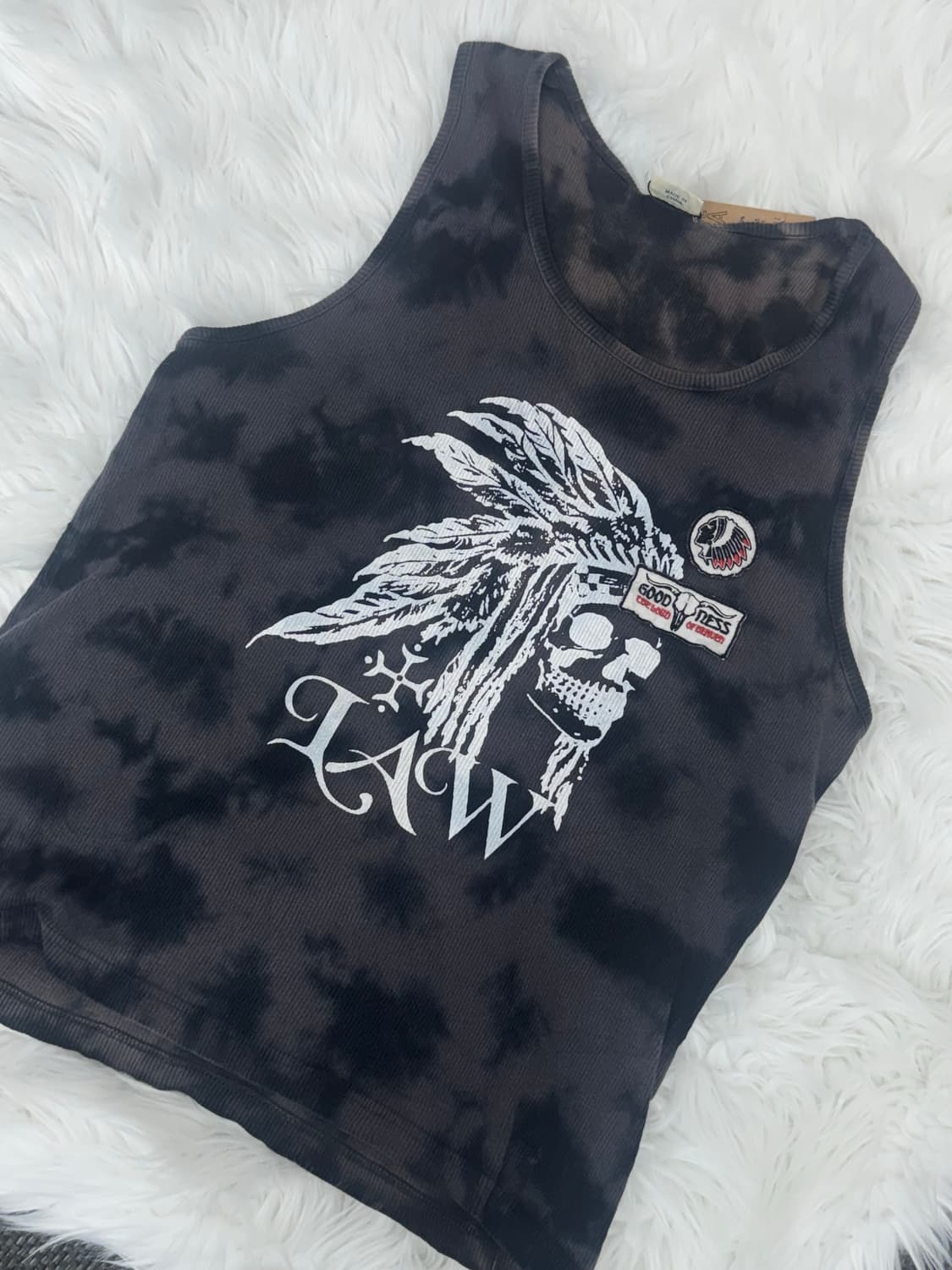 Tie-dye printed sleeveless 상품이미지3