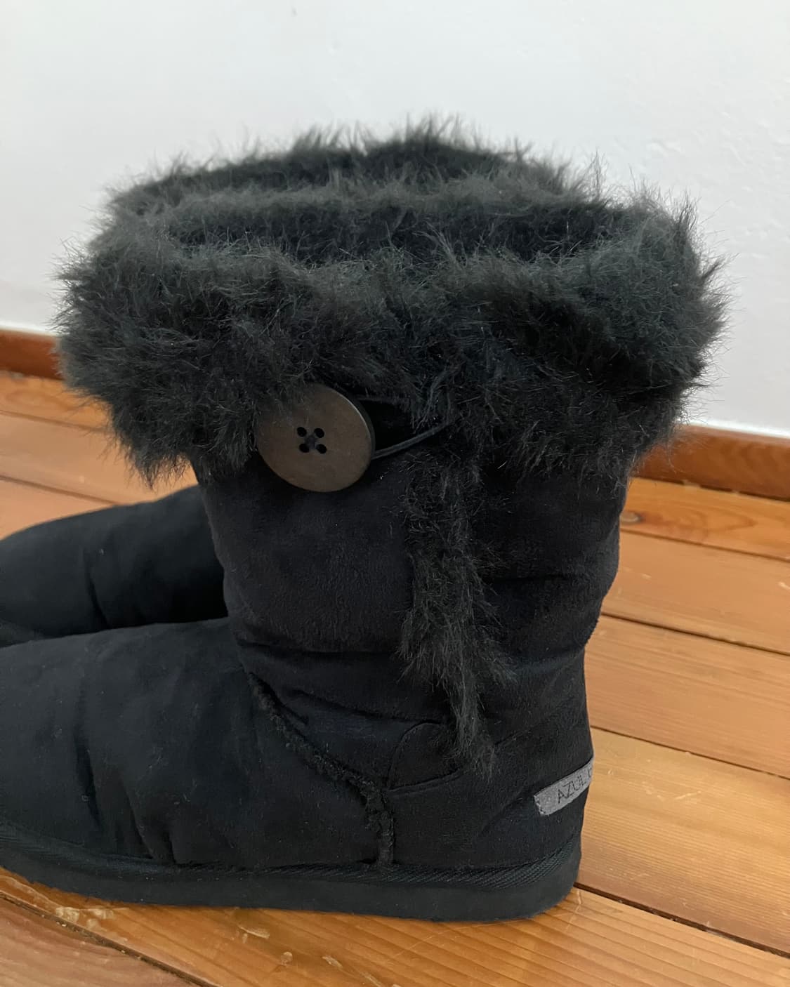 버튼 퍼 어그 부츠 상품이미지2