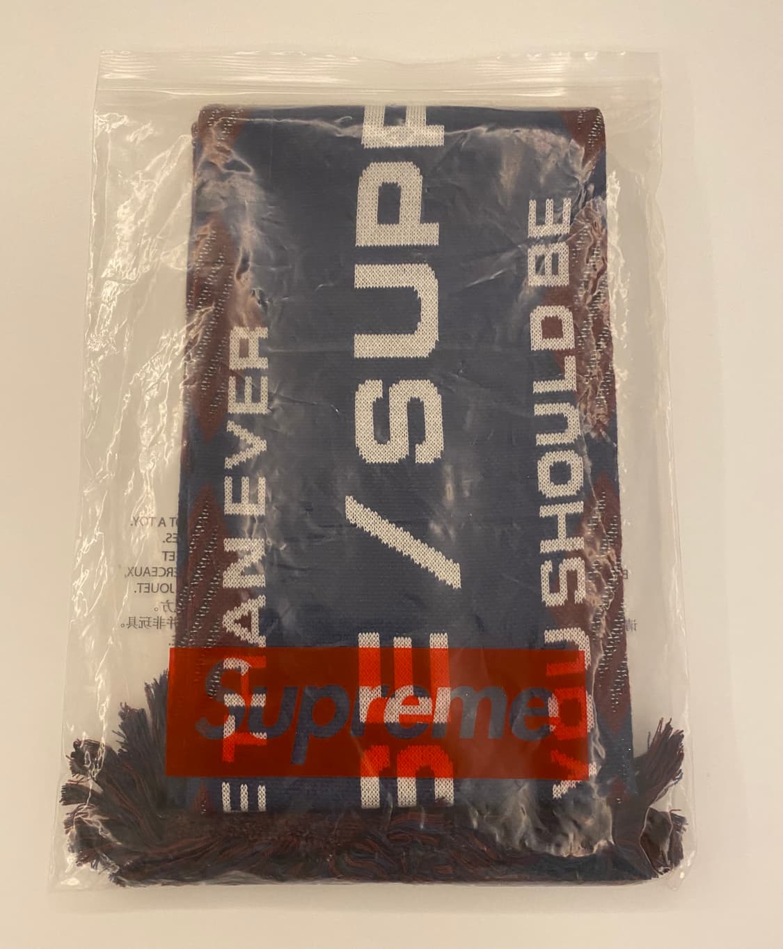 24FW 슈프림 x 마틴로즈 스카프 블루 상품이미지2