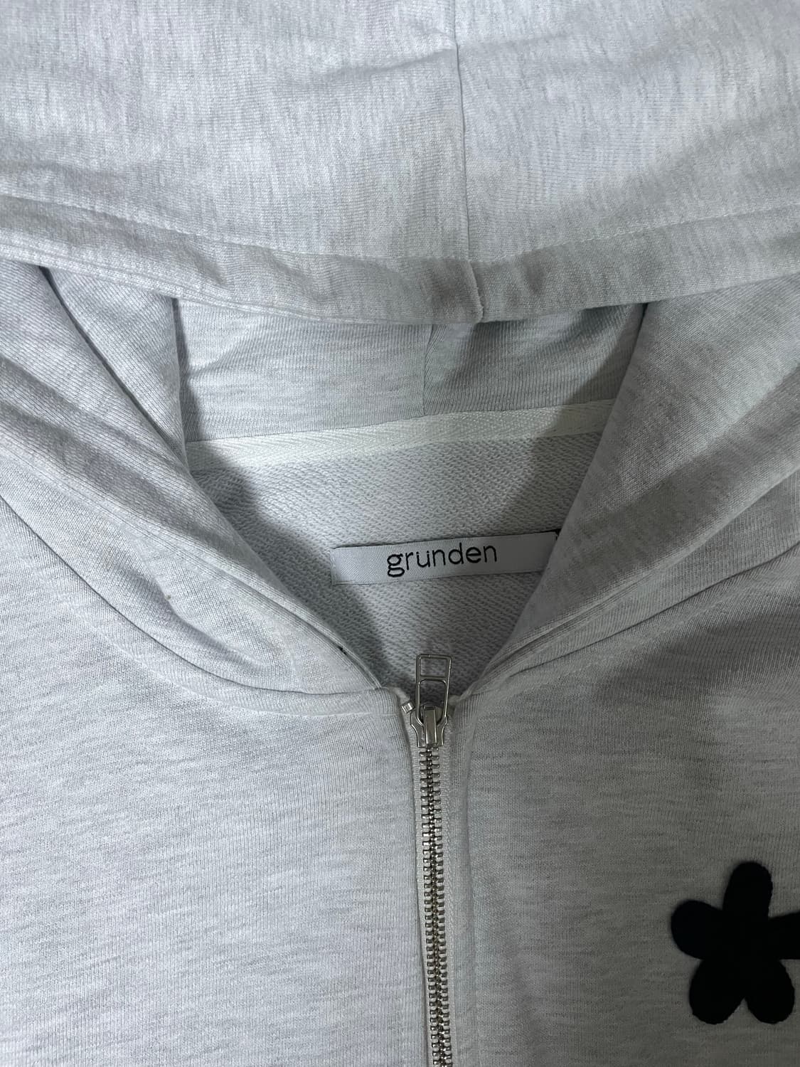 글런든 핸드워크 후드집업(라이트그레이) 1사이즈 상품이미지5